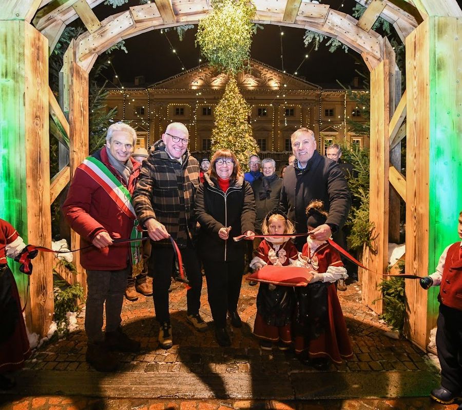 Inaugurato ad Aosta il Marché Vert Noel