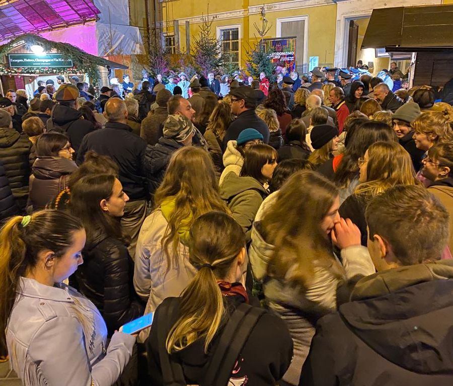 L'inaugurazione del Marché Vert Noel 2022