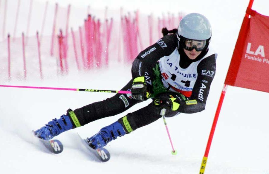 Matilde Lorenzi sulle piste di La Thuile