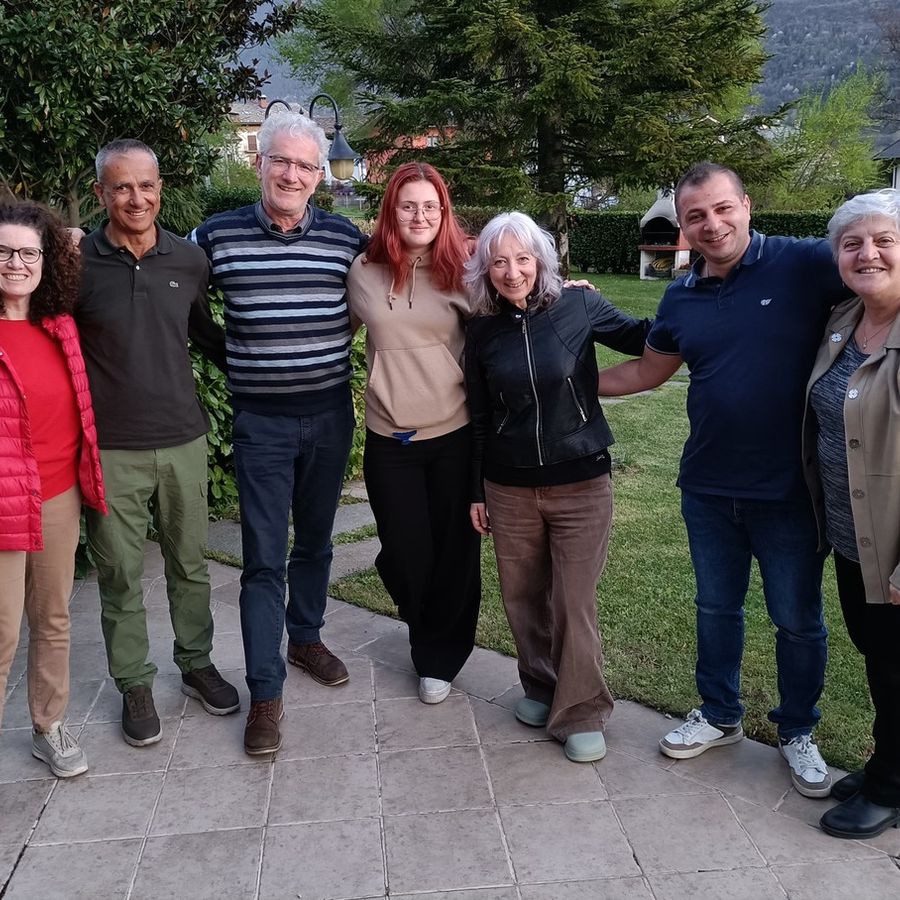 Da sn Dionisia Marchi (segretaria), Giorgio Nigra (consigliere), Gianni Franceschi (tesoriere), Cloe Polini (consigliere), Michela Colombarini (presidente), Mauro Bavosa (consigliere), Silvia Ambroggio (vicepresidente)