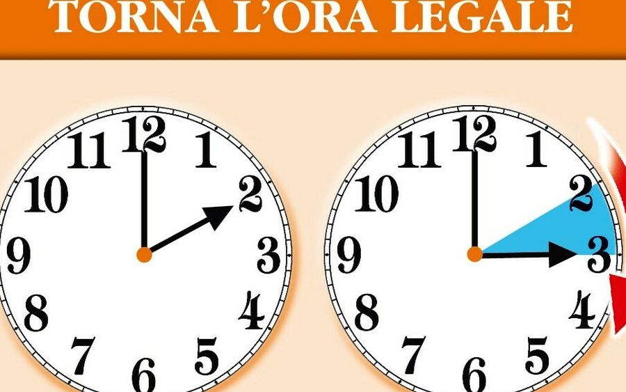 E' ora di spostare le lancette dell'orologio