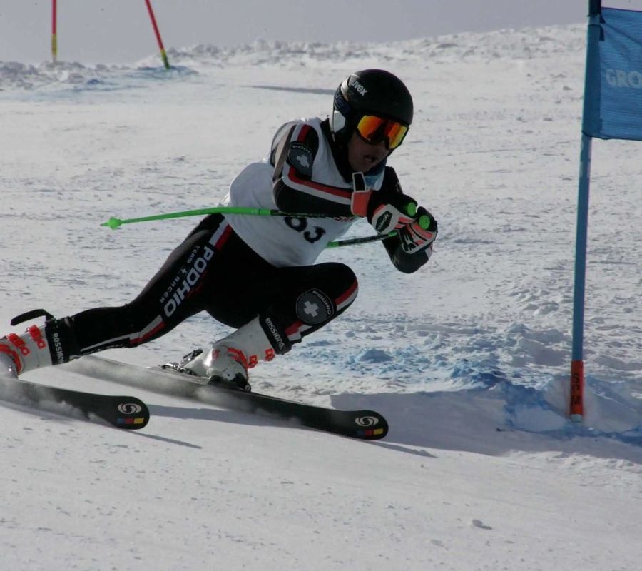 Riccardo Parini in gara (foto di repertorio)