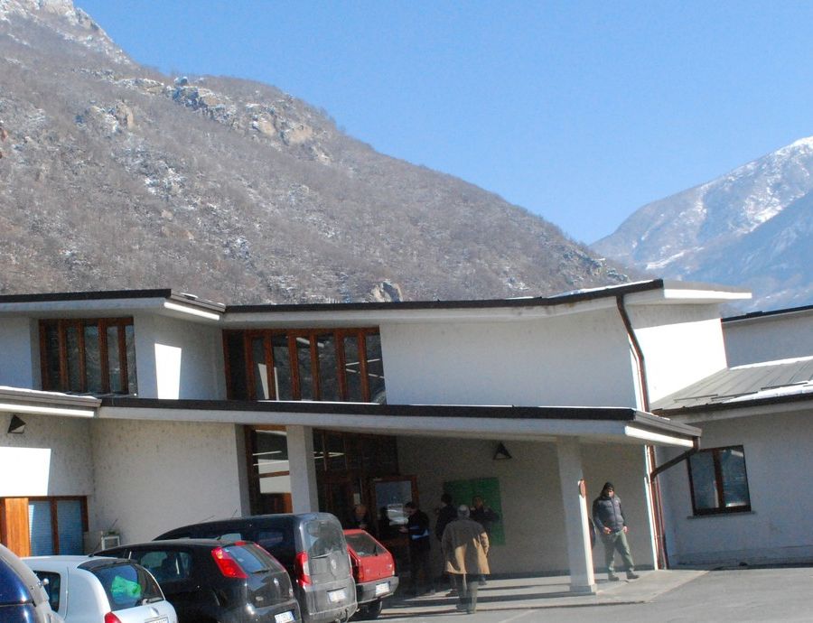 La sede del poliambulatorio di Donnas