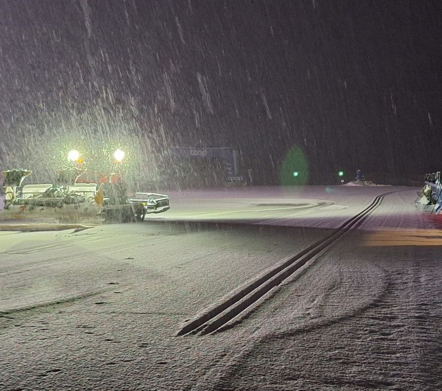 Preparazione della pista (photo credit Events in Cogne)