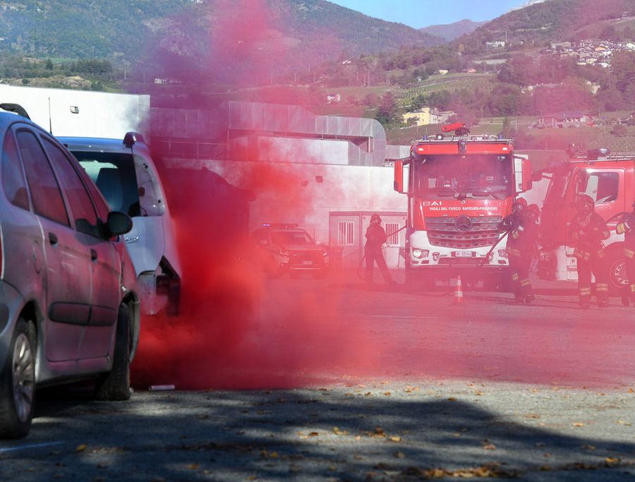 Intervento su incidente radiologico; mirata esercitazione di Protezione civile