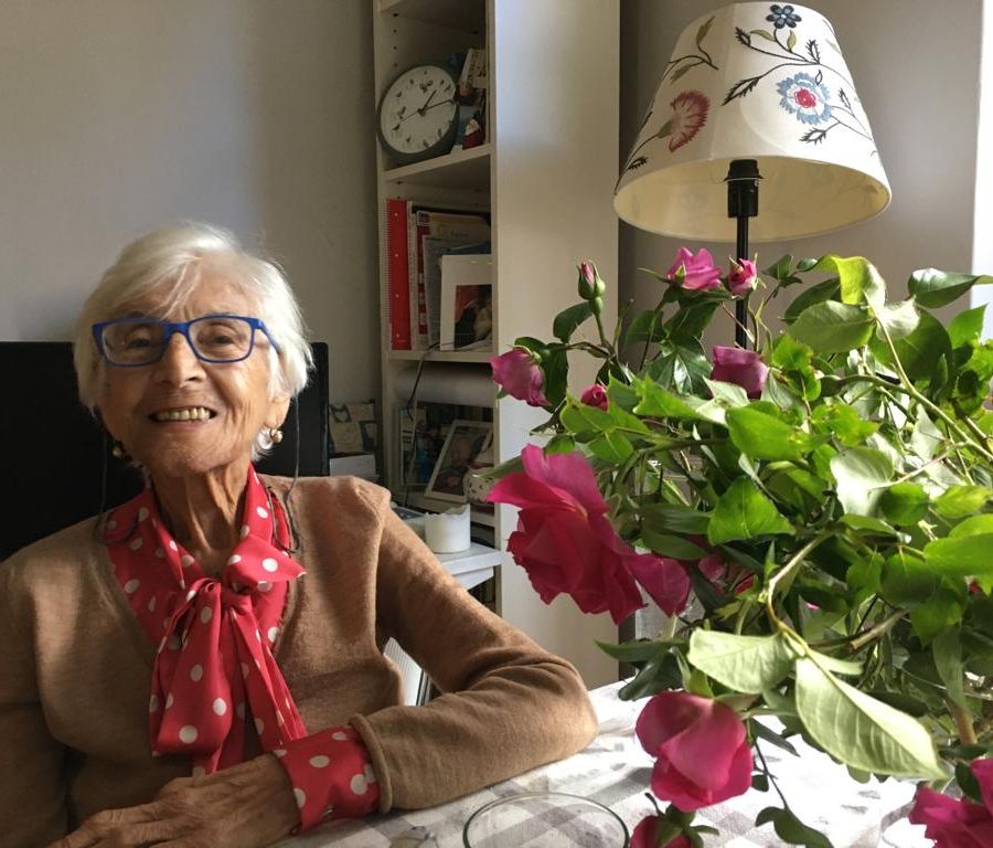 Clara Reich il giorno del suo compleanno, il 10 maggio scorso