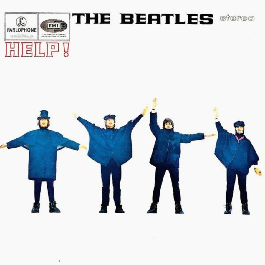 'Help!', 1965; The Beatles - copertina del fotografo inglese Robert Freeman 'Help!', 1965; The Beatles - copertina del fotografo inglese Robert Freeman