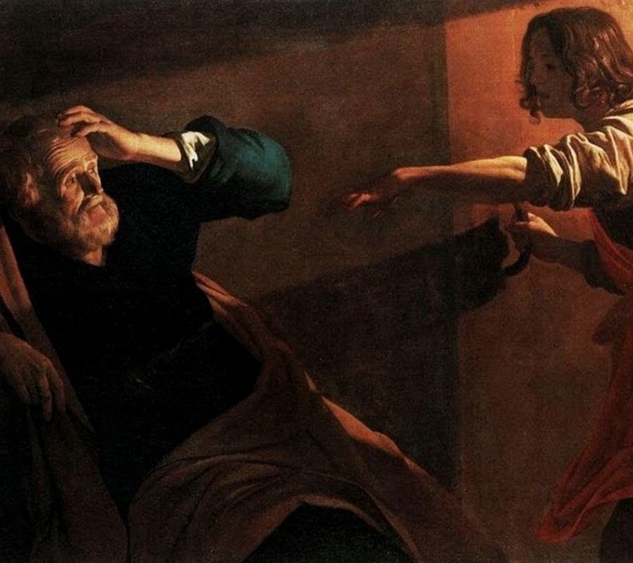 Liberazione di Pietro, 1616-Gerard van Honthorst (1592-1656)