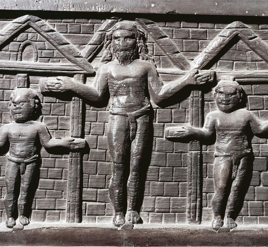 Pannello Crocifissione, 530 d.C.- Basilica romana  di Santa Sabina