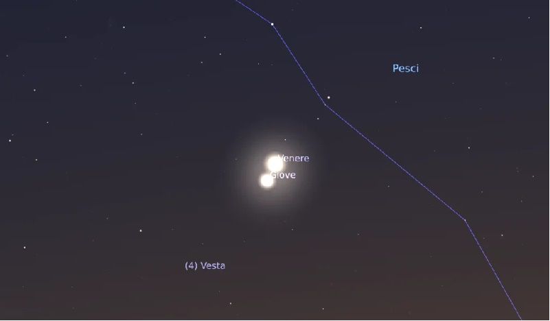Il sorpasso di Venere al Re dei pianeti