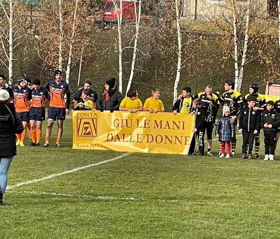 Stade Rugby e Zonta Club dicono insieme 'no' alla violenza sulle donne