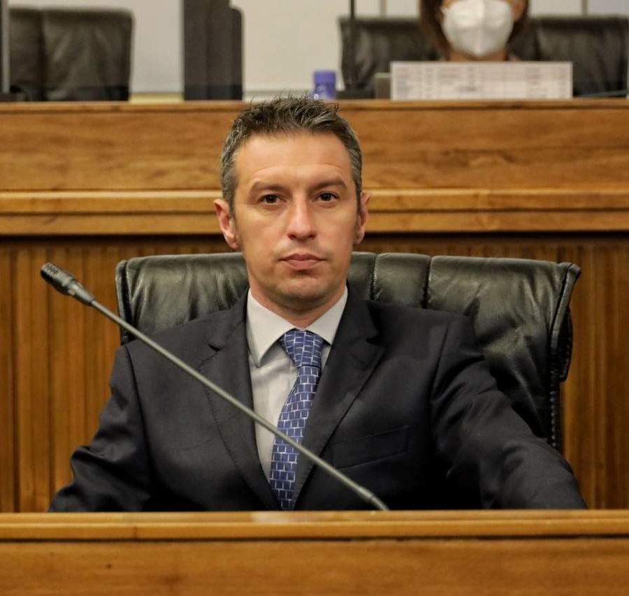 L'assessore Davide Sapinet
