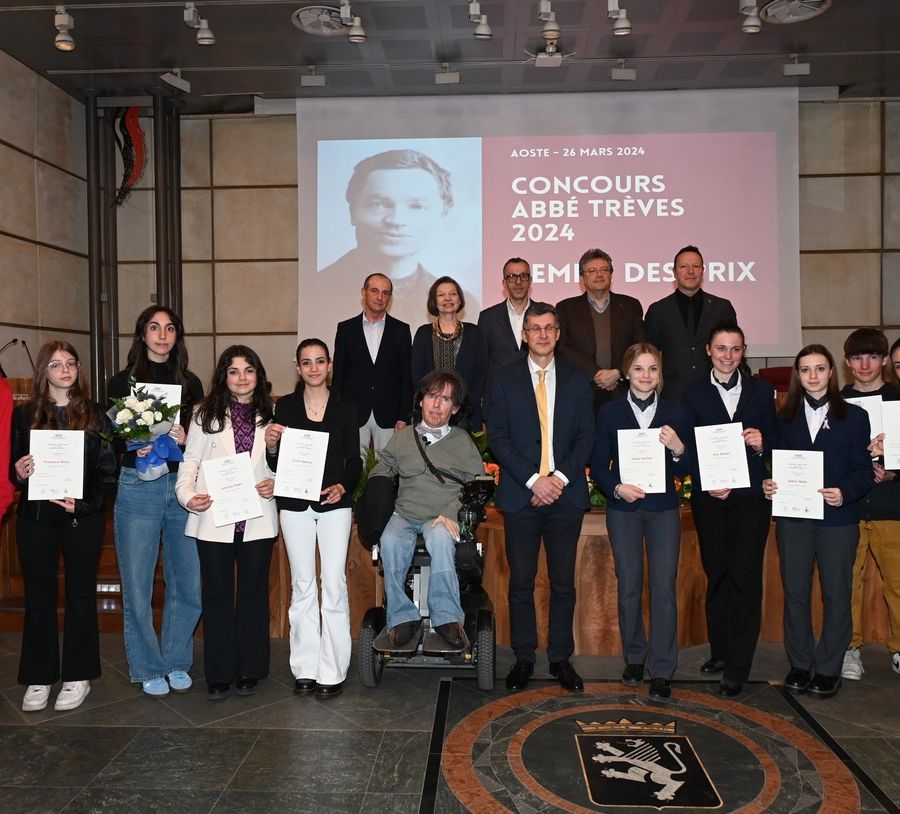 Lo studente aostano Marco Scopacasa vince il concorso Abbé Trèves 2024