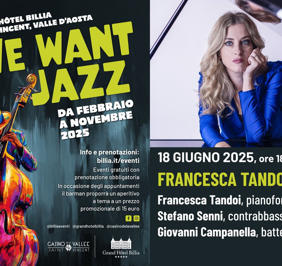 We Want Jazz accoglie Francesca Tandoi al G.H. Billia