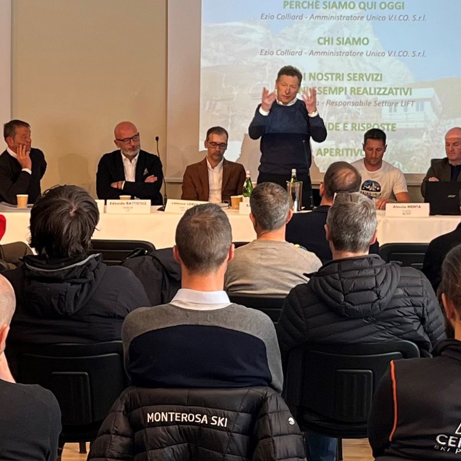 La Vico di Ezio Colliard lancia a Cervinia la 'Divisione impianti a fune'