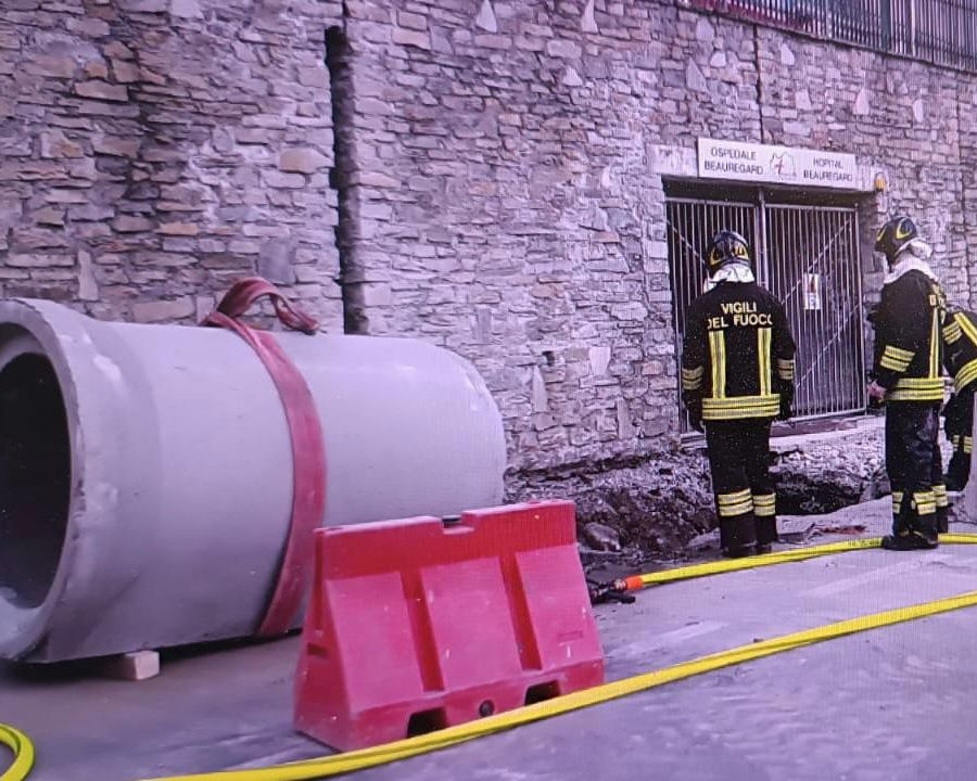 Bloccata dai Vigili del fuoco fuga di gas vicino all'ospedale Beauregard