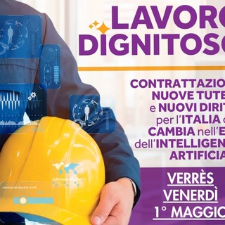 Primo Maggio, i sindacati oggi in piazza a Verrès per il lavoro che cambia