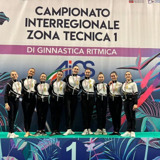 Ginnastica ritmica, le ragazze del Club des Sports in evidenza a Biella e Cuneo