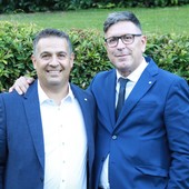 Andrea Caruso (a sn) con il Presidente nazionale CNA Dario Costantini
