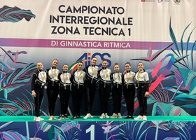 Ginnastica ritmica, le ragazze del Club des Sports in evidenza a Biella e Cuneo