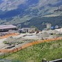 L'area di cantiere al Crest L'area di cantiere al Crest