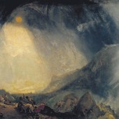 'Bufera di neve, Annibale e il suo esercito attraversano le Alpi', 1812-William Turner (1775-1851)