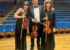 Da sn Sveva Botrugno, Fabrizio Pavone e Lucia Vittone