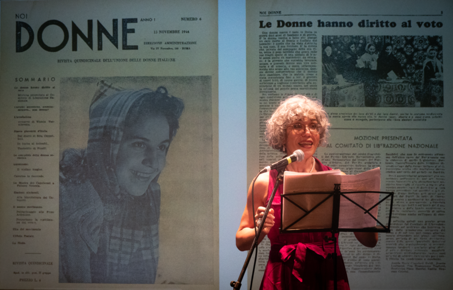 Benedetta Tobagi a La Grande Invasione ad Aosta (photo credit Matteo Leonardi)