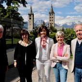 Da sn Giorgio Bongiorno,  Alessandra Fanizzi, Silvia Galliano e Bruno Freydoz