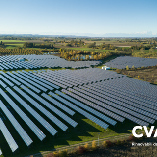 Pannelli solari di Cva a Valenza Fornace (Alessandria)