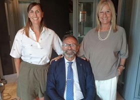 Da sn Arianna Viglino, Giovanni Girardini e Cristina Dattola Da sn Arianna Viglino, Giovanni Girardini e Cristina Dattola