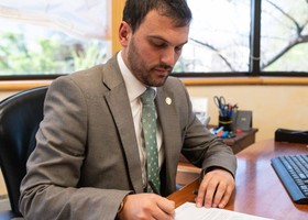 Il consigliere regionale Marco Carrel