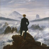 'Viandante sul mare di nebbia', 1818- Caspar David Friedrich (1774-1840)