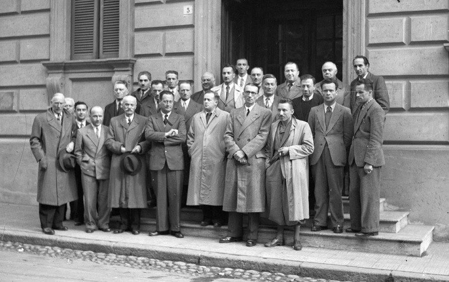 I membri del Consiglio regionale del Cln nel 1946 I membri del Consiglio regionale del Cln nel 1946