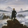 'Viandante sul mare di nebbia', 1818- Caspar David Friedrich (1774-1840)