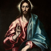 El Greco, 'Cristo come Salvatore', 1610-1614