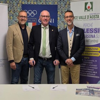 Da sn Jean Dondeynaz, Renzo Testolin e Manuele Amateis