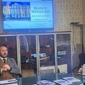 Il pm Manlio D'Ambrosi durante la conferenza sul Bilancio sociale della procura di Aosta Il pm Manlio D'Ambrosi durante la conferenza sul Bilancio sociale della procura di Aosta