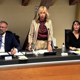 Da sn Giovanni Girardini, Cristina Dattola e Arianna Viglino