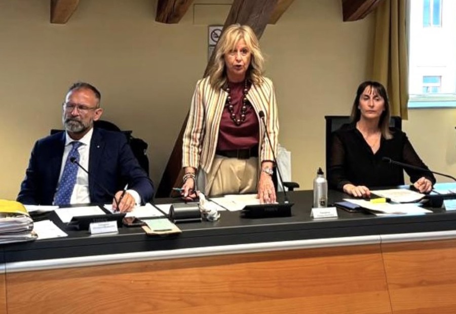 Da sn Giovanni Girardini, Cristina Dattola e Arianna Viglino
