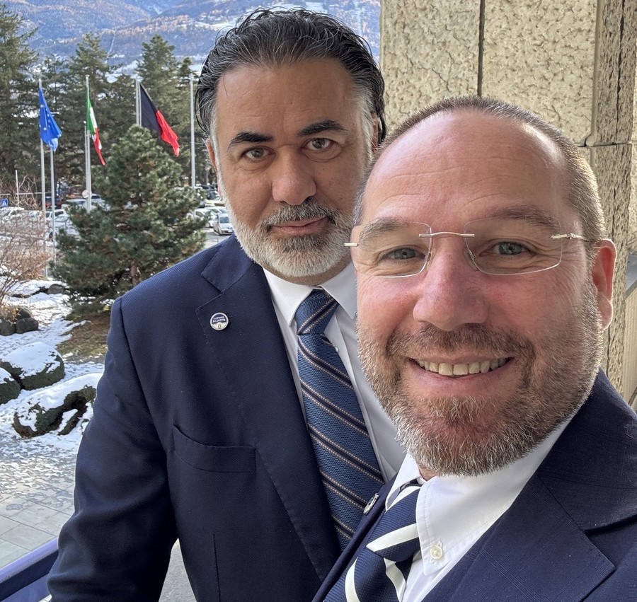 Da sn Aldo Domanico e Massimiliano Tuccari Da sn Aldo Domanico e Massimiliano Tuccari