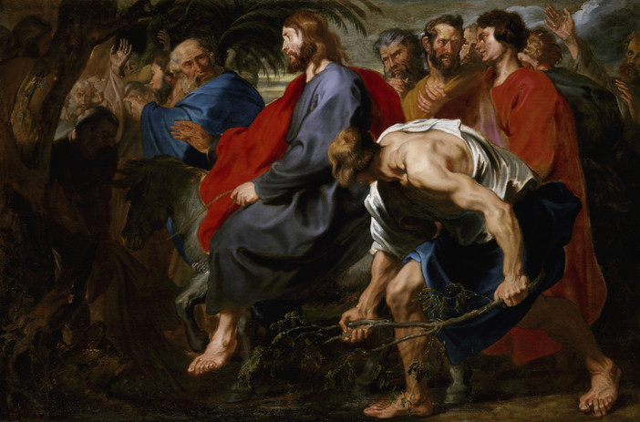'Entrata di Cristo a Gerusalemme', 1617- Antoon van Dyck (1599-1641).