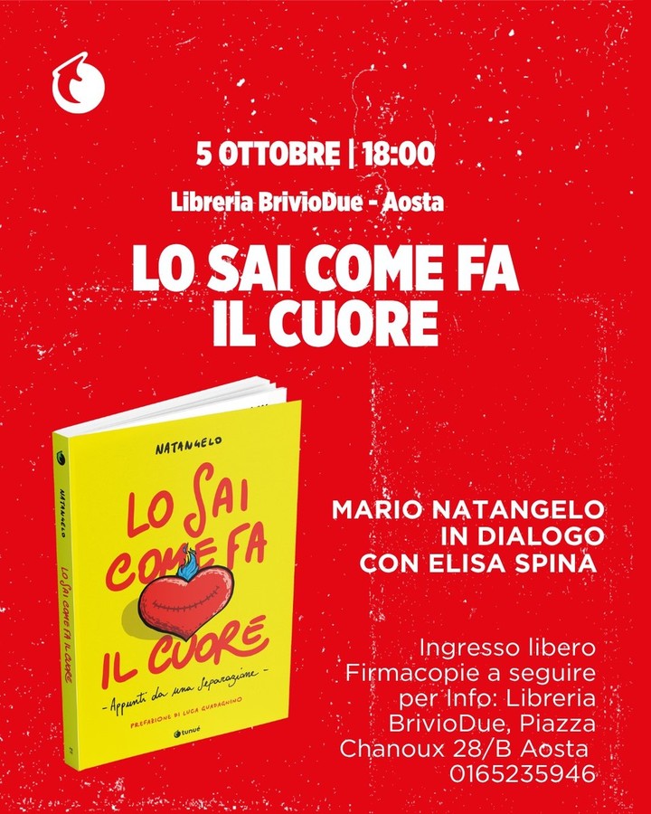Natangelo presenta il suo nuovo libro alla Libreria Brivio Due
