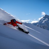 Ettore Personnettaz in azione a Crevacol (credit Francesco Perrone)