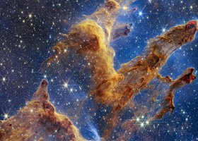 “The Pillars of Creation” by James Webb Space Telescope. Credit: NASA, ESA, CSA, STScI. “The Pillars of Creation” by James Webb Space Telescope. Credit: NASA, ESA, CSA, STScI.