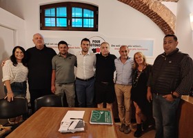 La Sezione Aosta di Pla: da sn Monica Schiavello consigliere; Aldo Di Marco, Segretario politico; Francesco Macrì, consigliere; Marco Carrel, Presidente; Bonifacio Di Pietrantonio, coordinatore sezione; Giorgio Giovinazzo, consigliere comunale di Aosta; Federica Sagaria, vicecoordinatrice sezione; Hicham Fannan, consigliere