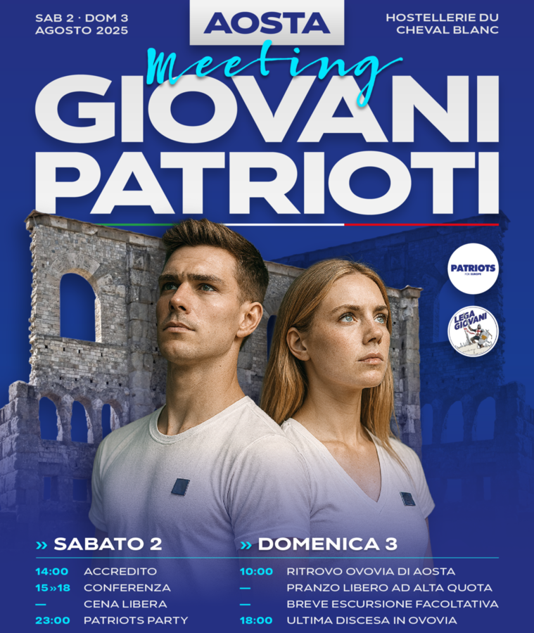 Ad Aosta sfilano i 'Giovani Patrioti': la Lega riunisce le destre radicali europee