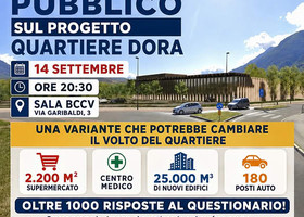 Aosta, oltre mille risposte al questionario sul supermercato al quartiere Dora Aosta, oltre mille risposte al questionario sul supermercato al quartiere Dora