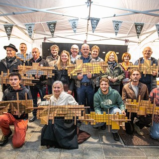 Foto di gruppo per i premiati (credito fotografico Moreno Vignolini)