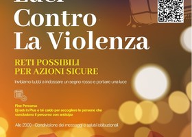 Ad Aosta le 'Luci contro la violenza' Ad Aosta le 'Luci contro la violenza'